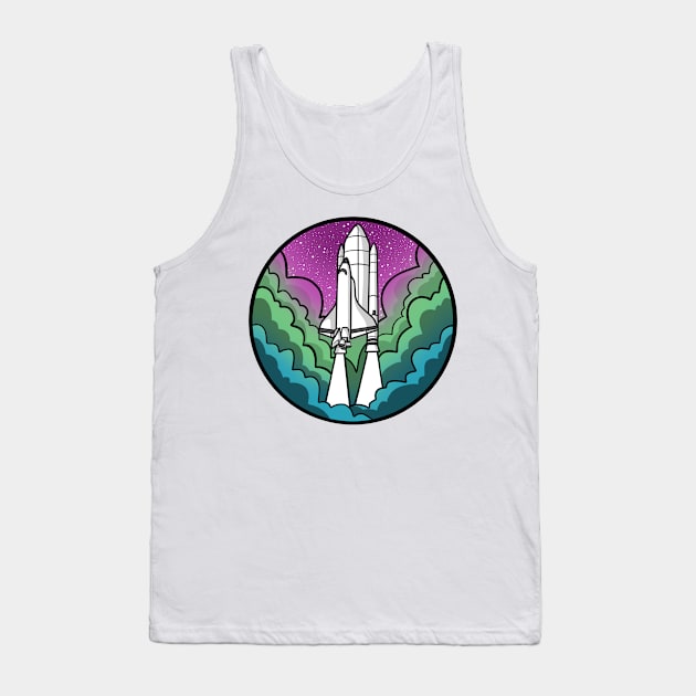 Polysexual Pride Rocket Tank Top by LivianPearl